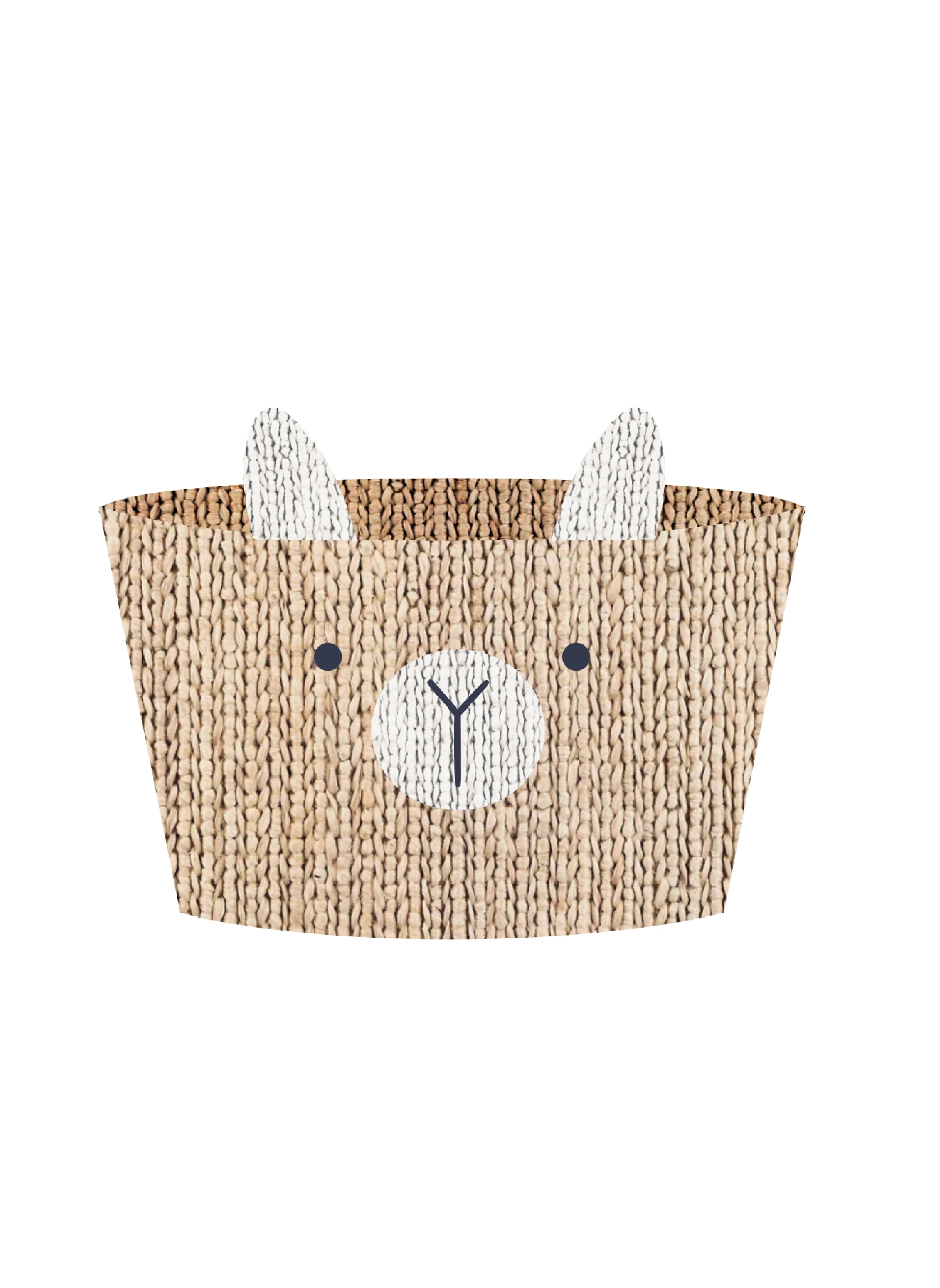 KIDS TOYBASKET RATTAN