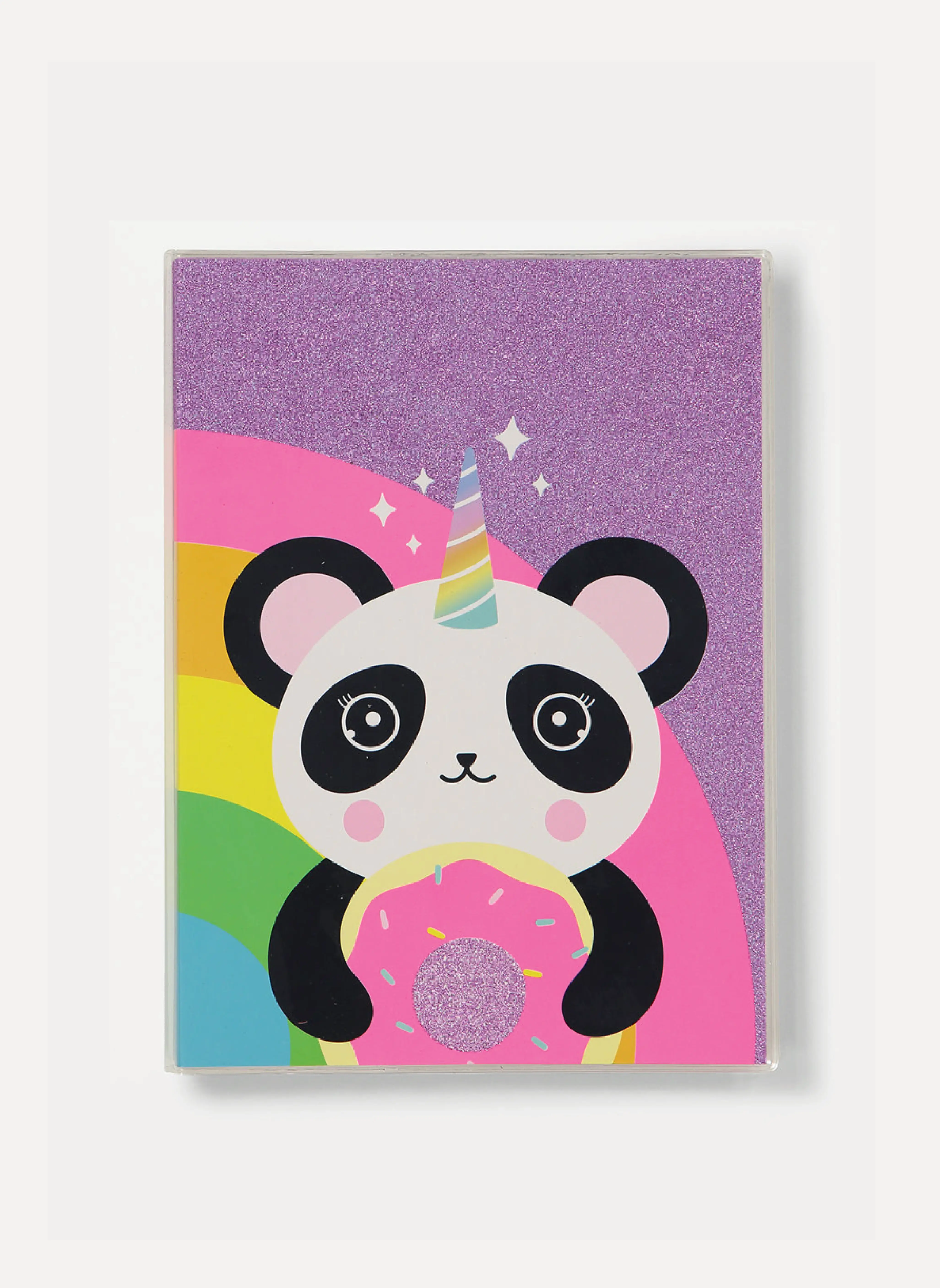 PANDA GLITTER NOTEBOOK