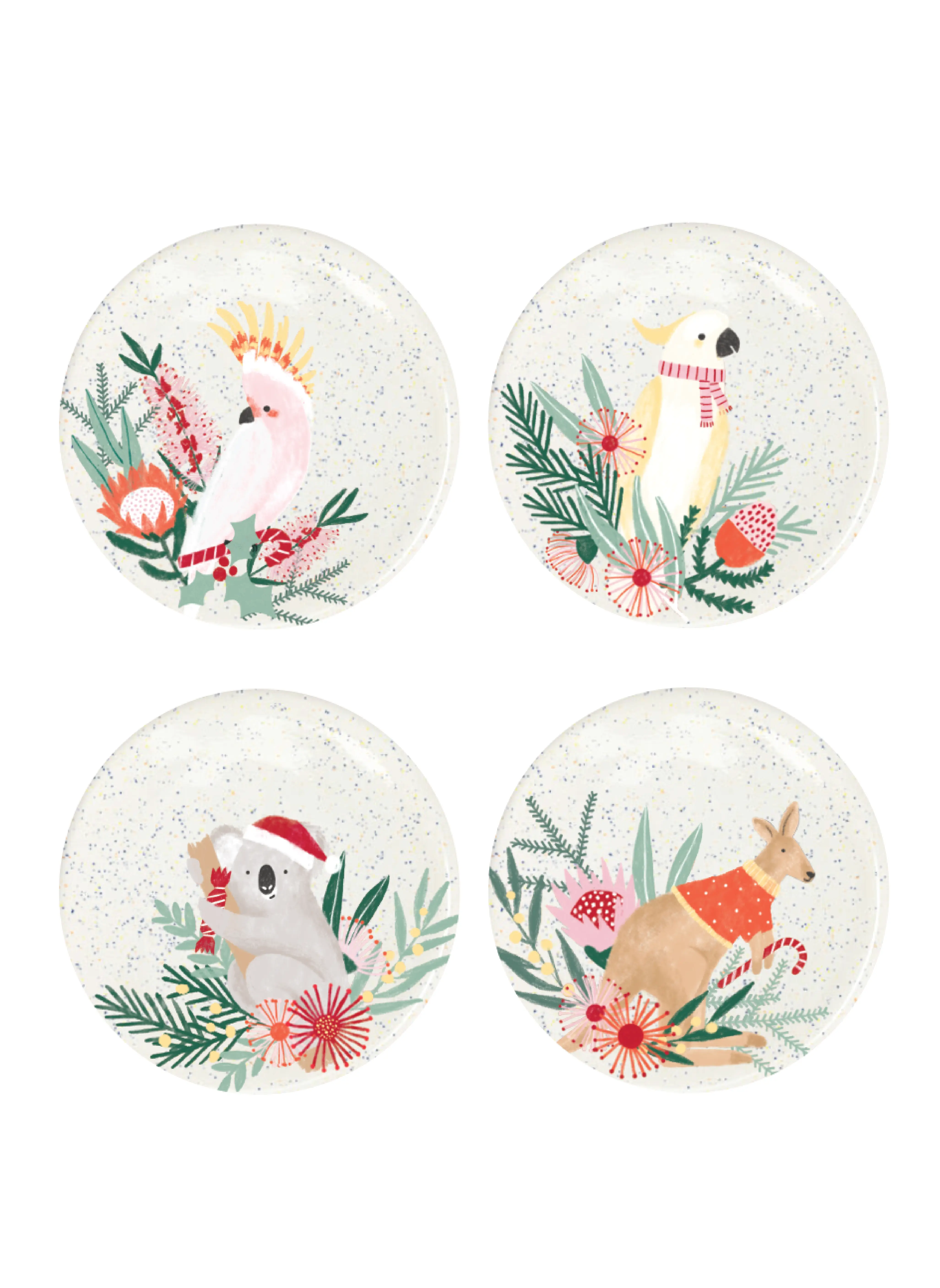 AUSTRALIAN NATIVE ANIMALS PLATES