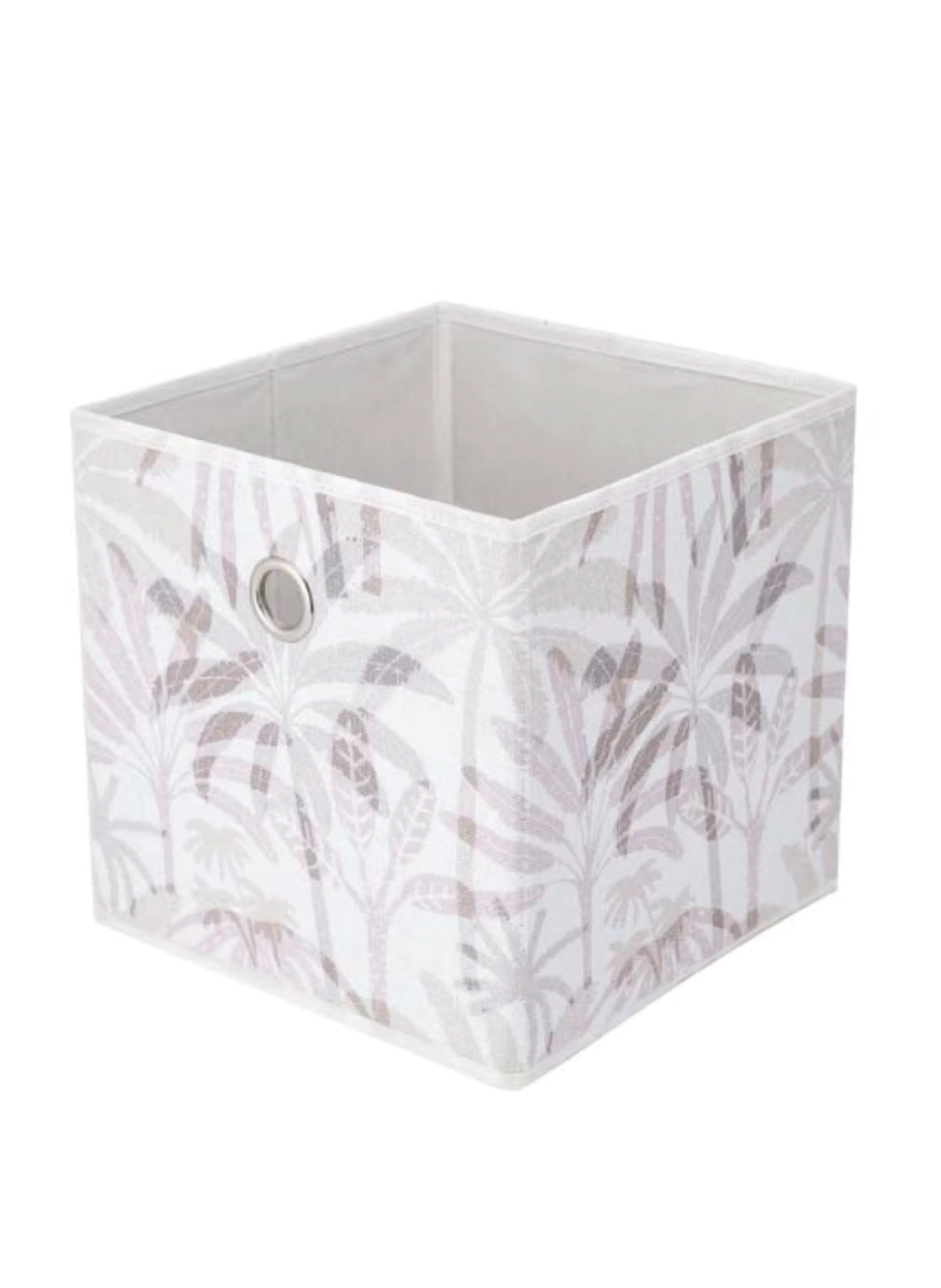 STORAGE BASKET TROPICAL PRINT