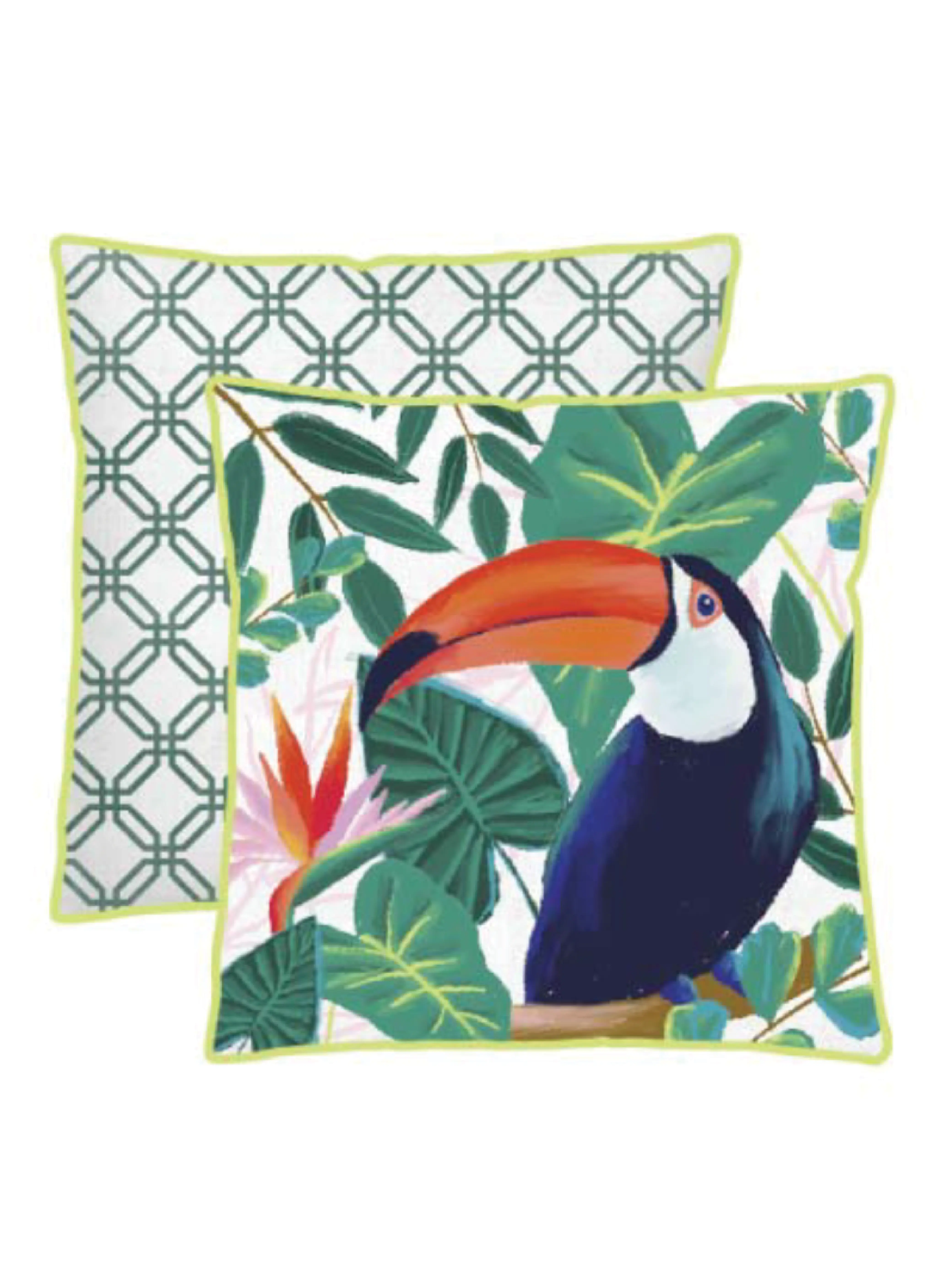 OUTDOOR TROPICAL CUSHION